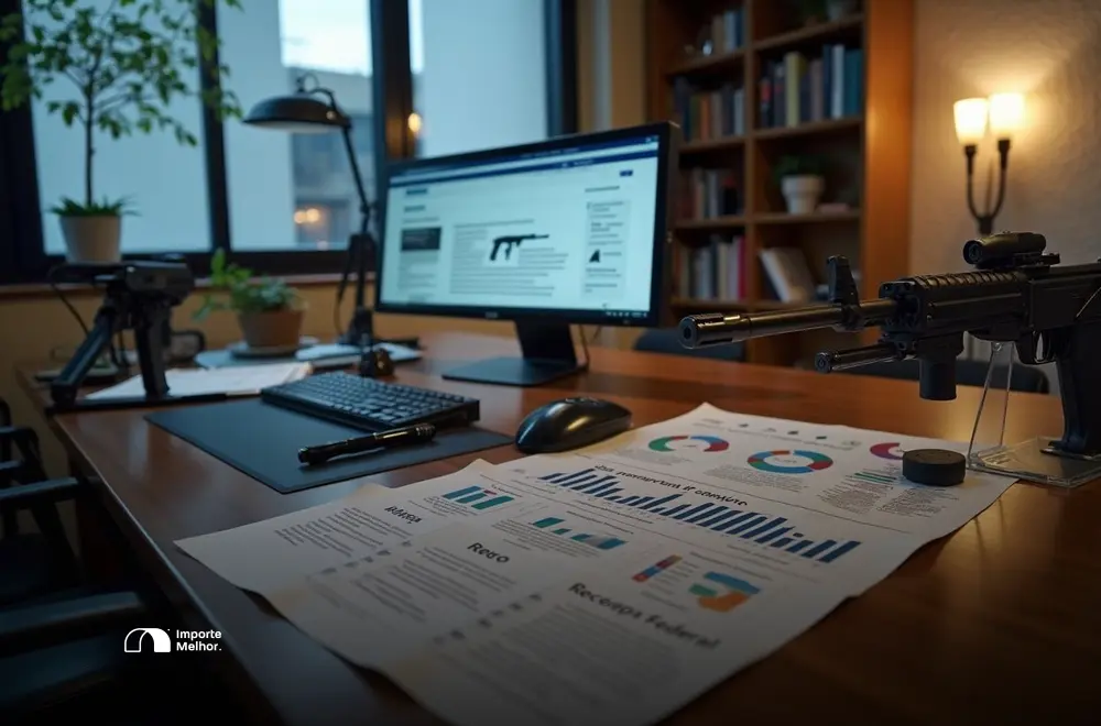 importação de armas para venda no varejo