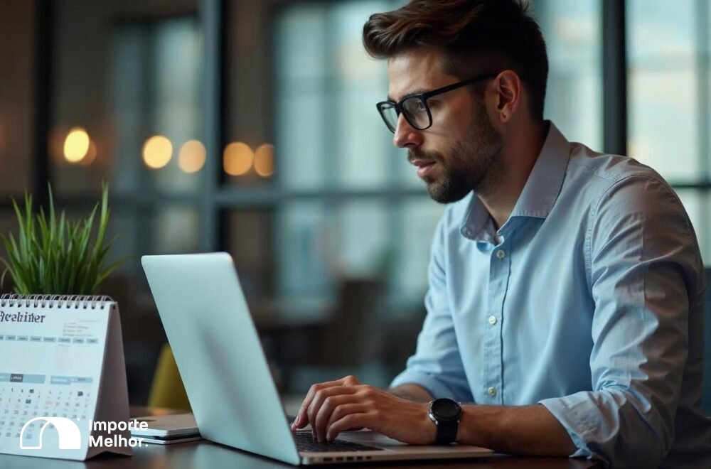 Importador verificando prazo de envio de documentos ao Decex após contingência Decex parada Siscomex