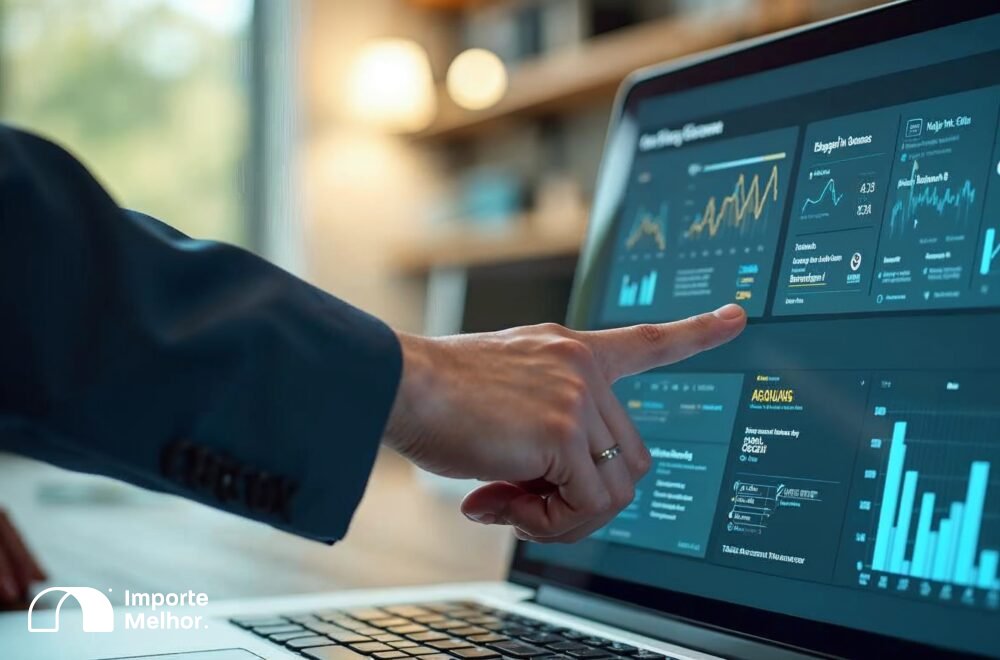 Empresário seguindo o novo fluxo DUIMP SED Siscomex entrega no Portal Único para registro de carga