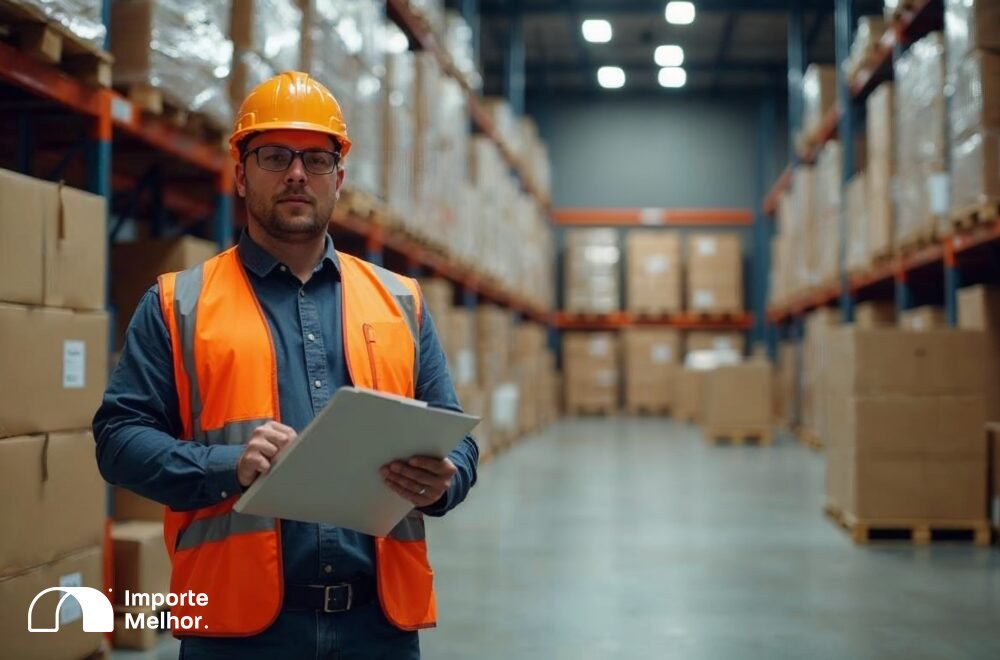 Conferência de checklist para entrega de cargas DUIMP em recinto alfandegado