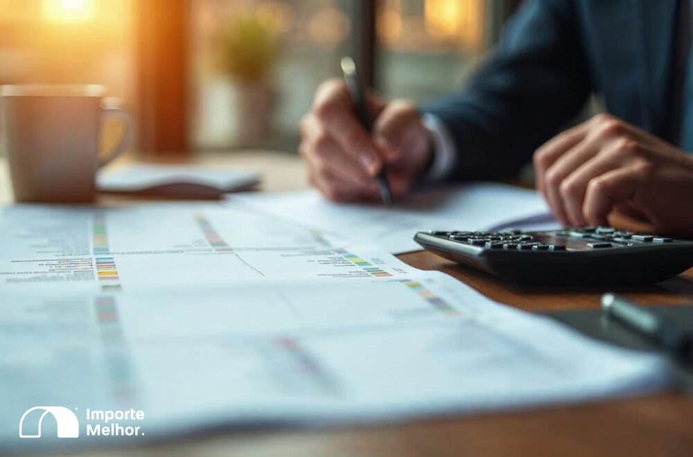 Empresário calculando custos de armazenagem e atraso causados pela inspeção física Anvisa NCM 21069010