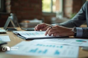 Consultor analisando documentos fiscais sobre IPI na importação