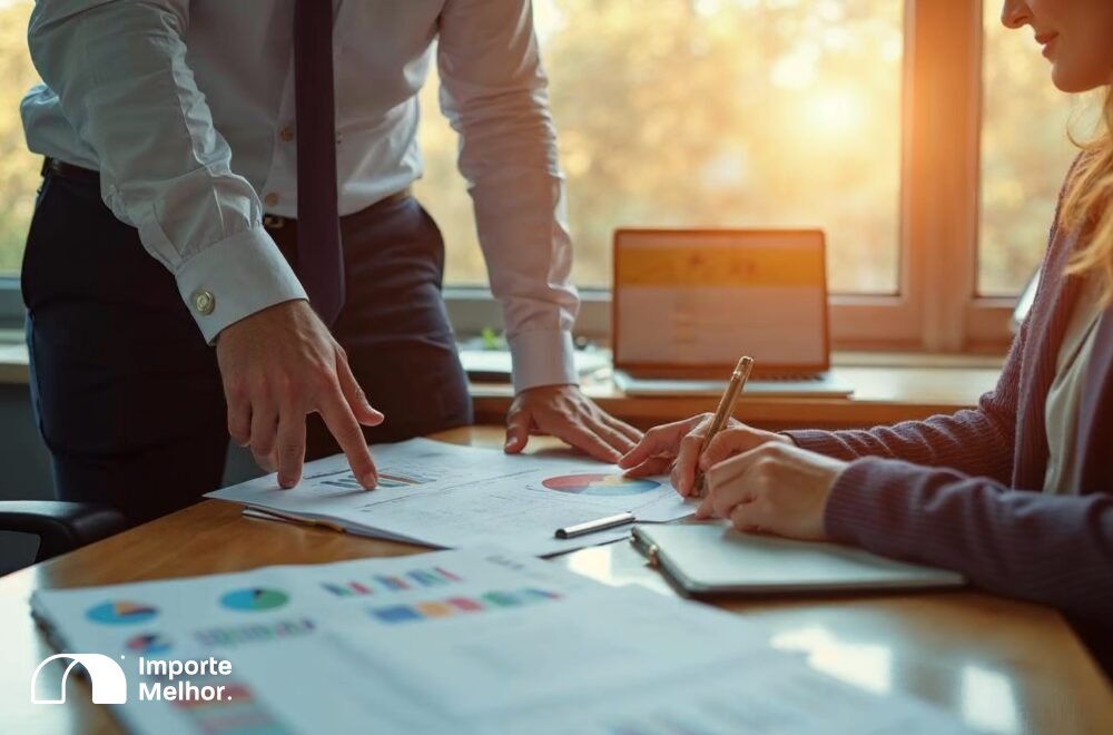 Consultores analisando operação de importação durante janela de manutenção com Portal Único fora do ar