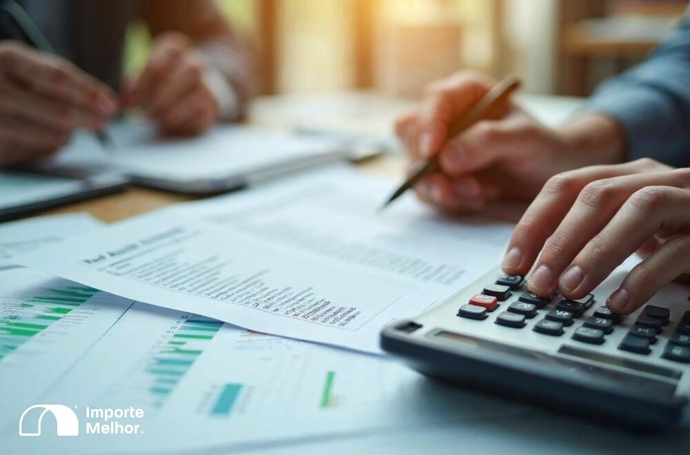 Contador analisando lista de preços para cálculo de valoração aduaneira